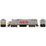 HO GEN GP38-2 Locomotive w/DCC & Sound, KCS 'Ex-TPW' #4031