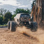 1/10 GORGON 2WD RTA Kit Brushed Monster Truck (Battery & Charger Included), Clear