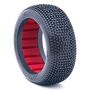 1/8 Impact Super Soft Long Wear Tires, Red Inserts (2): Buggy