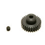 48P Hard Coated Aluminum Pinion Gear, 28T