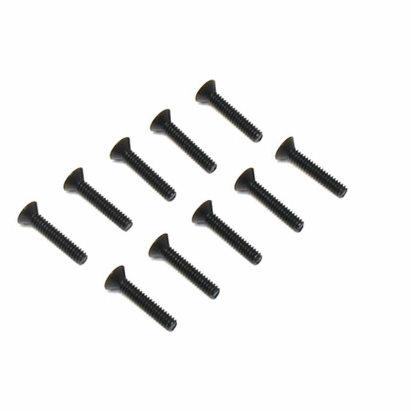 Flat Head Screws, 4-40 x 5/8" (10)