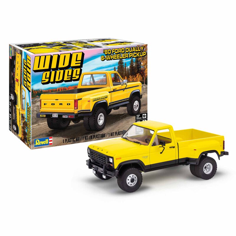 1/25 1980 Ford Dually Wide-Side Pickup Truck Model Kit