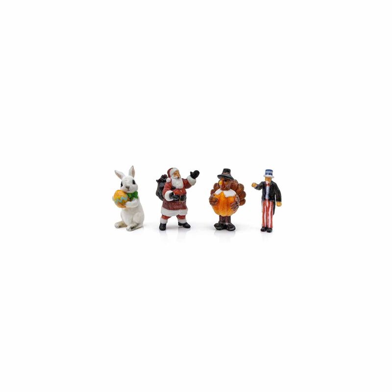 HO Holiday Figures &ndash; 4 PK