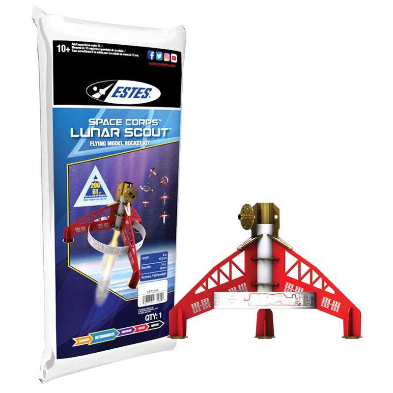Space Corps Lunar Scout Model Rocket Kit