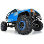 1/6 Steelies Stamped Steel 2.9" Dual Offset SCX6 Wheels Blue/Black