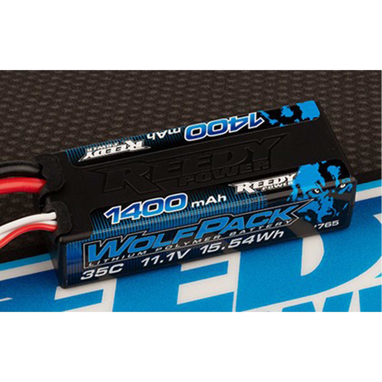 11.1V Reedy WolfPack Mini 1400mAh 35C 3S LiPo Battery with T-plug