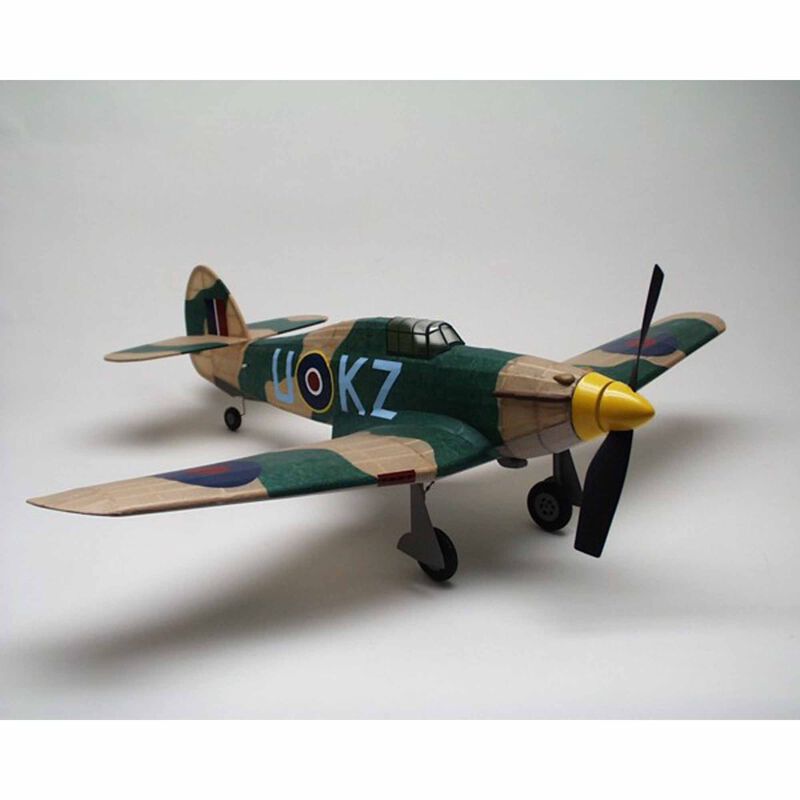 Hawker Hurricane Rubber Powered 30″ Airplane Kit