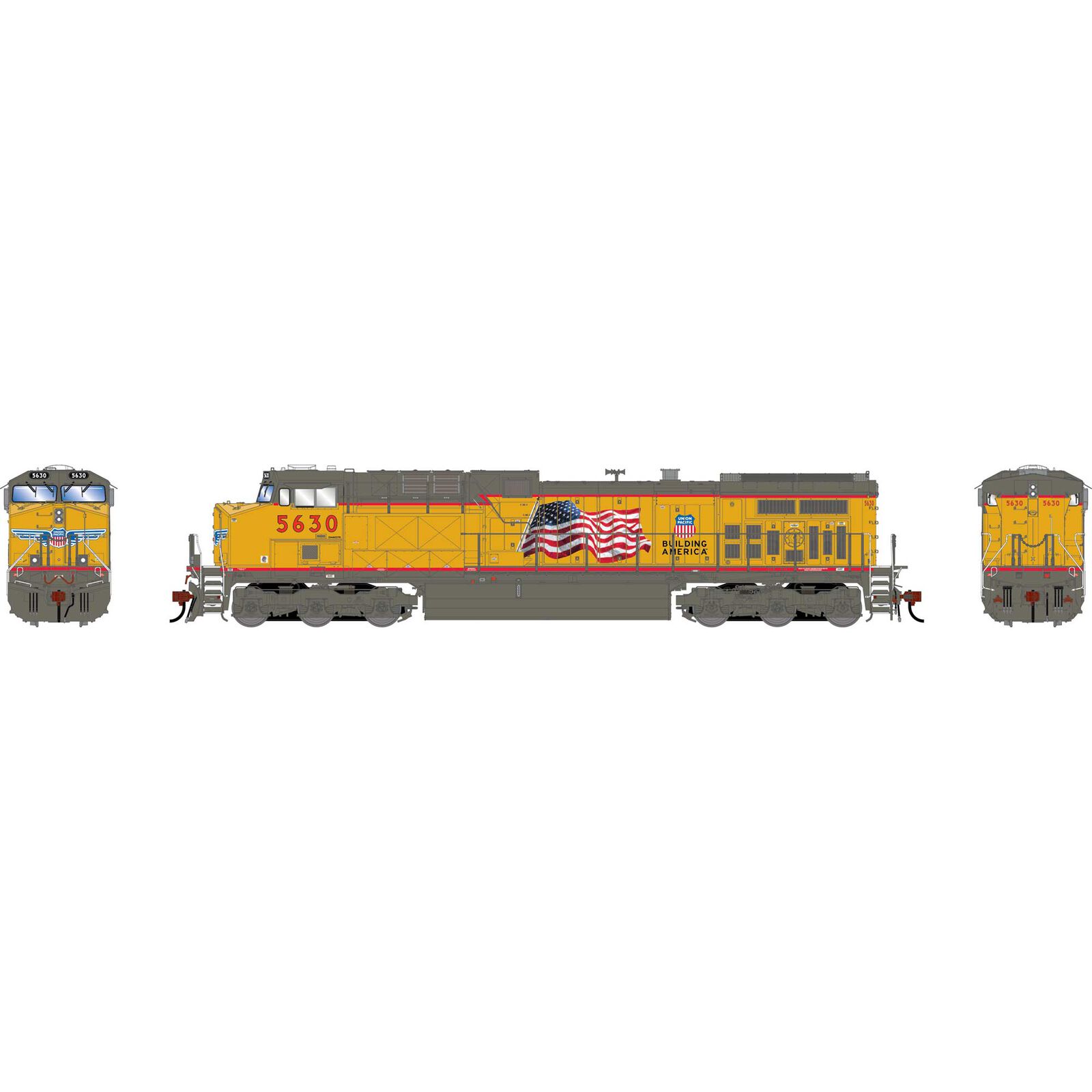 HO GEN AC4400CW Locomotive, UP #5630