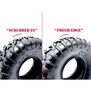 1/10 SCRUB 1.9" Rock Crawler Tires & Inserts, XP Compound