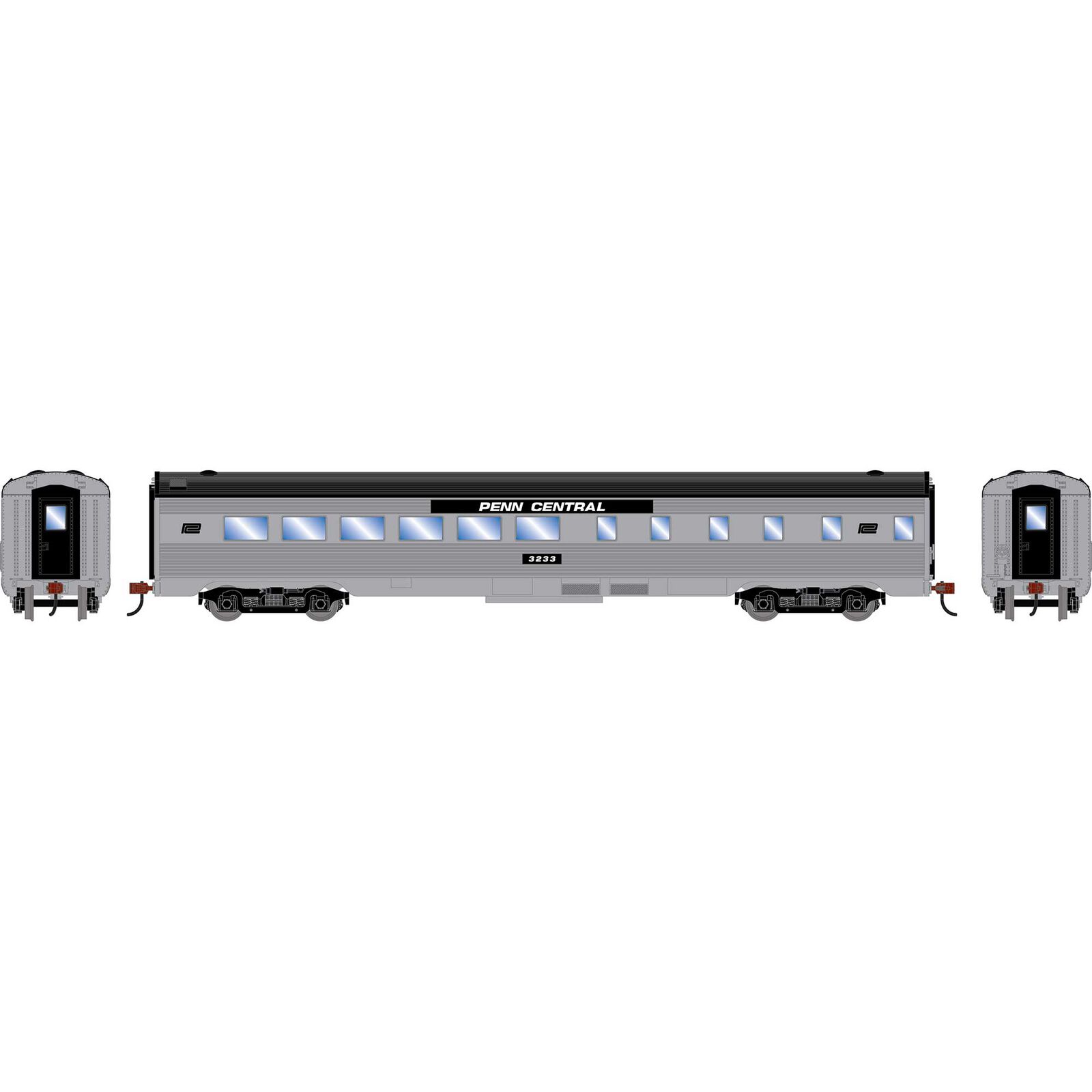 HO RND Streamline Diner Car, PC #3233