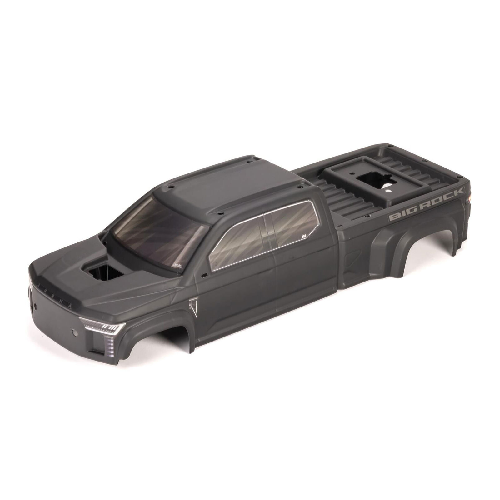 BIG ROCK CREW 4X4 Cab Clipless Painted Decaled Trimmed Body, Matte Black