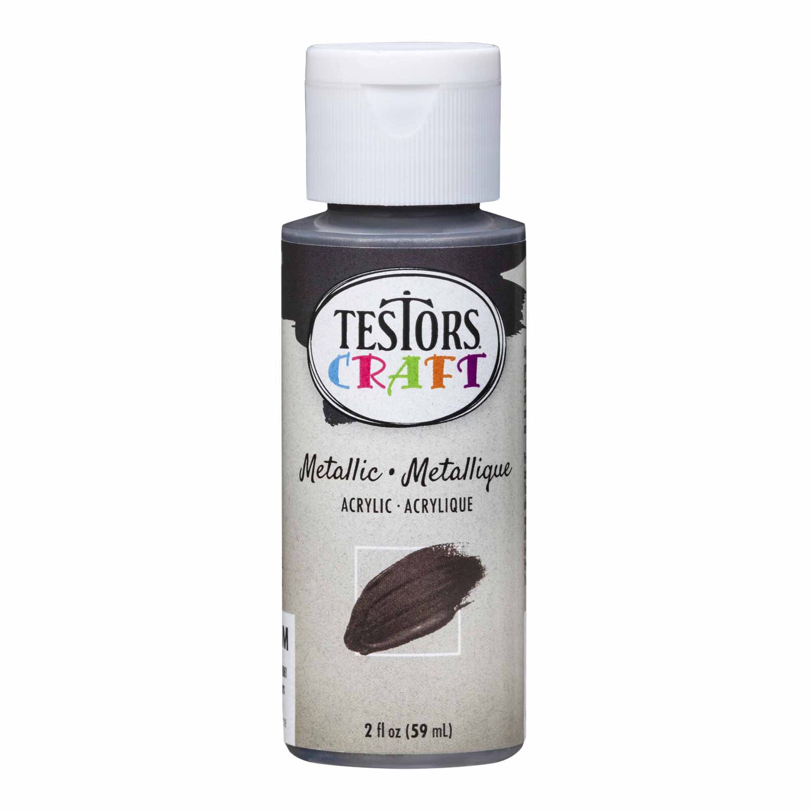 Testors Acrylic Craft Paint, 2 oz, Met Graphite
