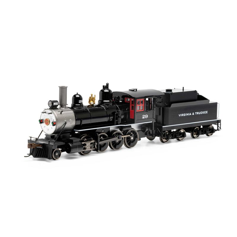 HO Old Time 2-8-0 Locomotive with DCC & Sound, V&T #29
