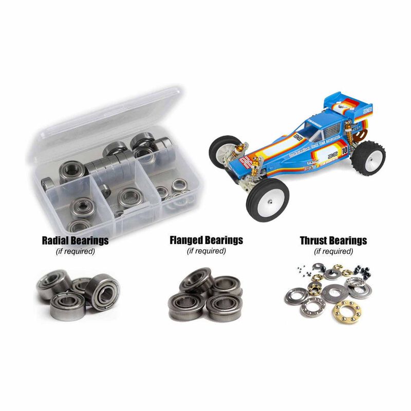 Associated RC10 Graphite 1/10th (#6030) Metal Shielded Bearing Kit