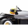 HO 1985 Lotus 97T #12 F1 Mega G+ Slot Car, Black/Gold