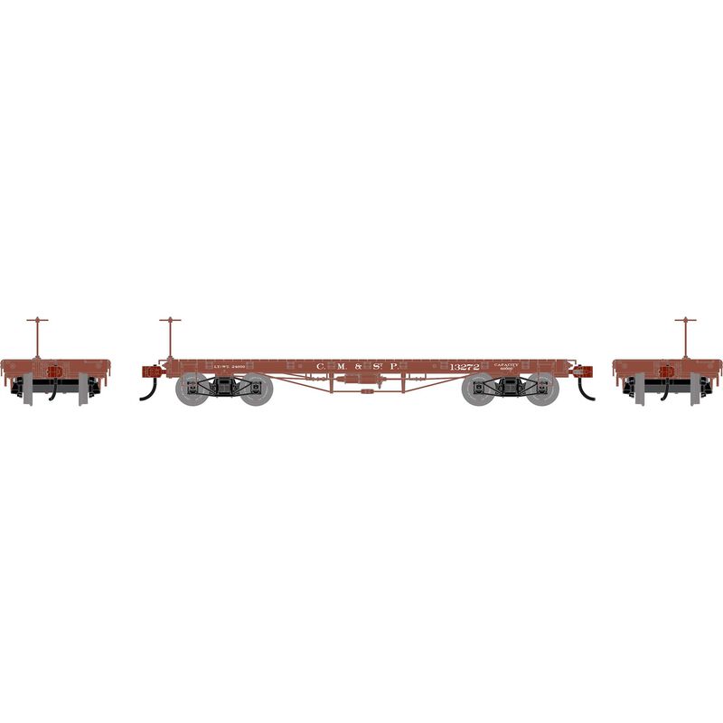 HO ATH 36' Flat Car, MILW #13272