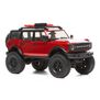 1/24 SCX24 2021 Ford Bronco 4X4 RTR Brushed Rock Crawler (Battery & Charger Included), Red