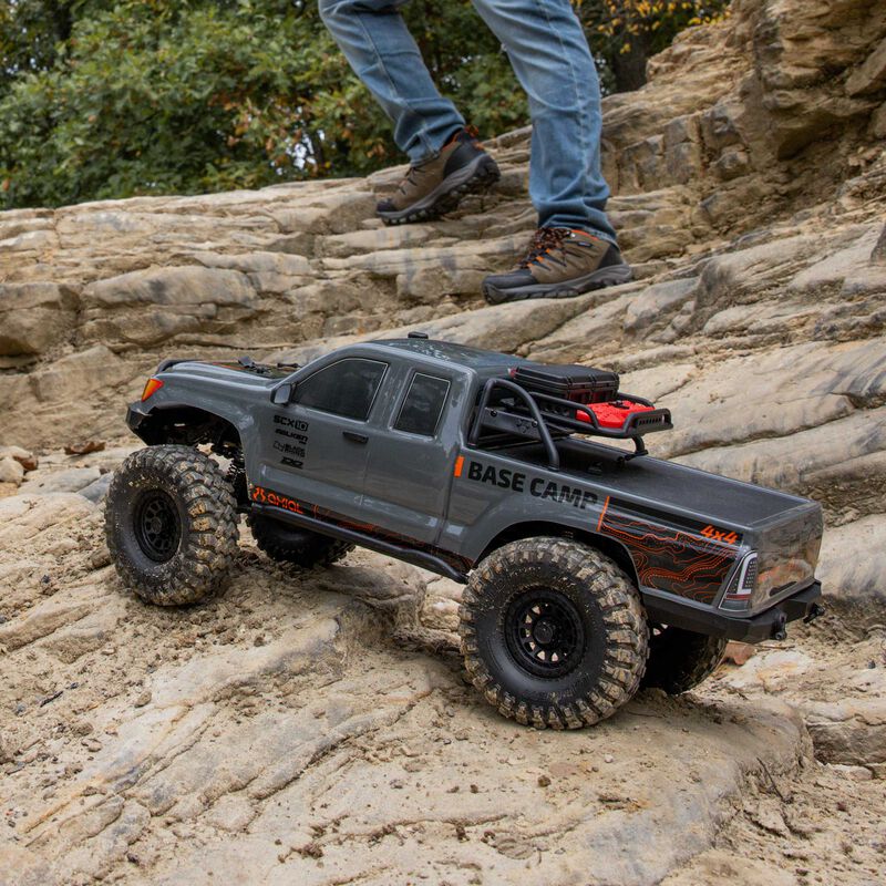 1/10 SCX10 III Base Camp 4X4 RTR Brushed Rock Crawler, Gray