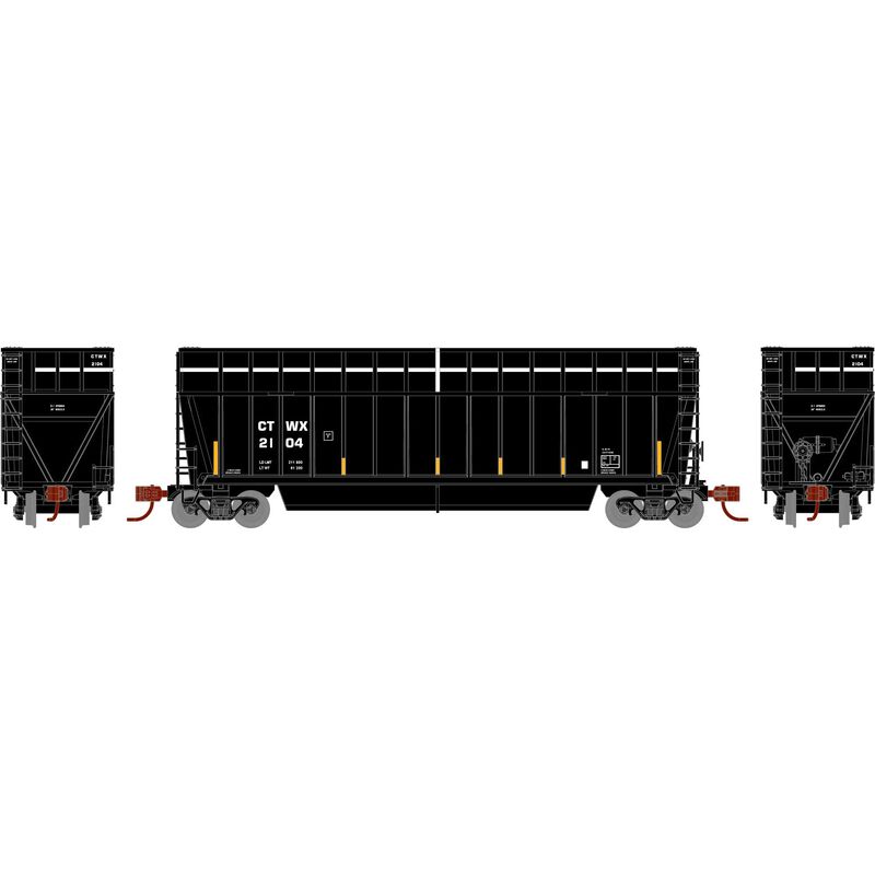 N ATH Berwick Bathtub Extended Side Gondola, CTWX #2104