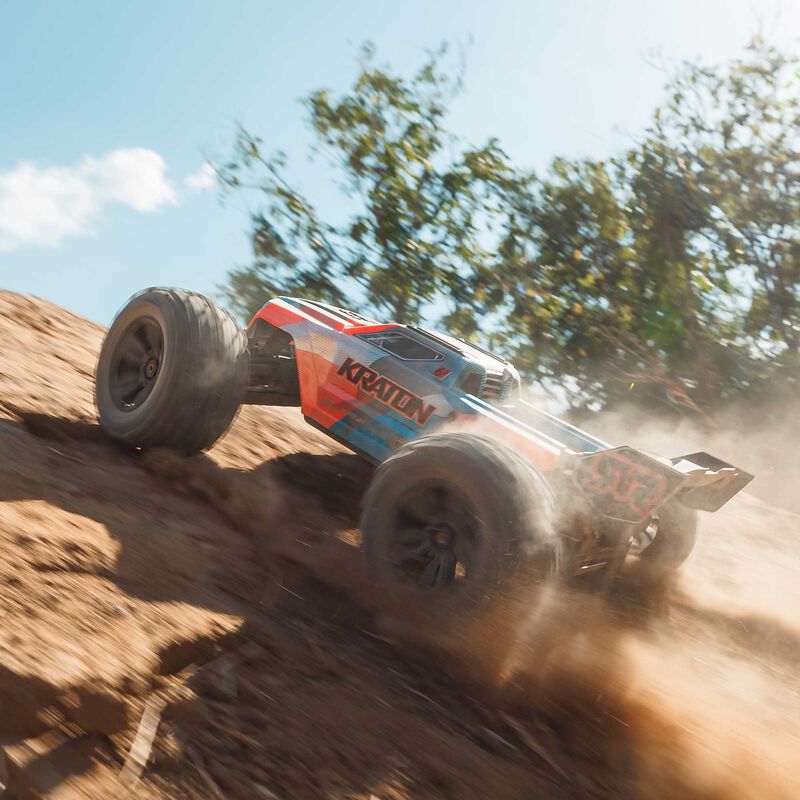 1/8 KRATON 6S 4X4 RTR Brushless Speed Truck, Blue/Orange