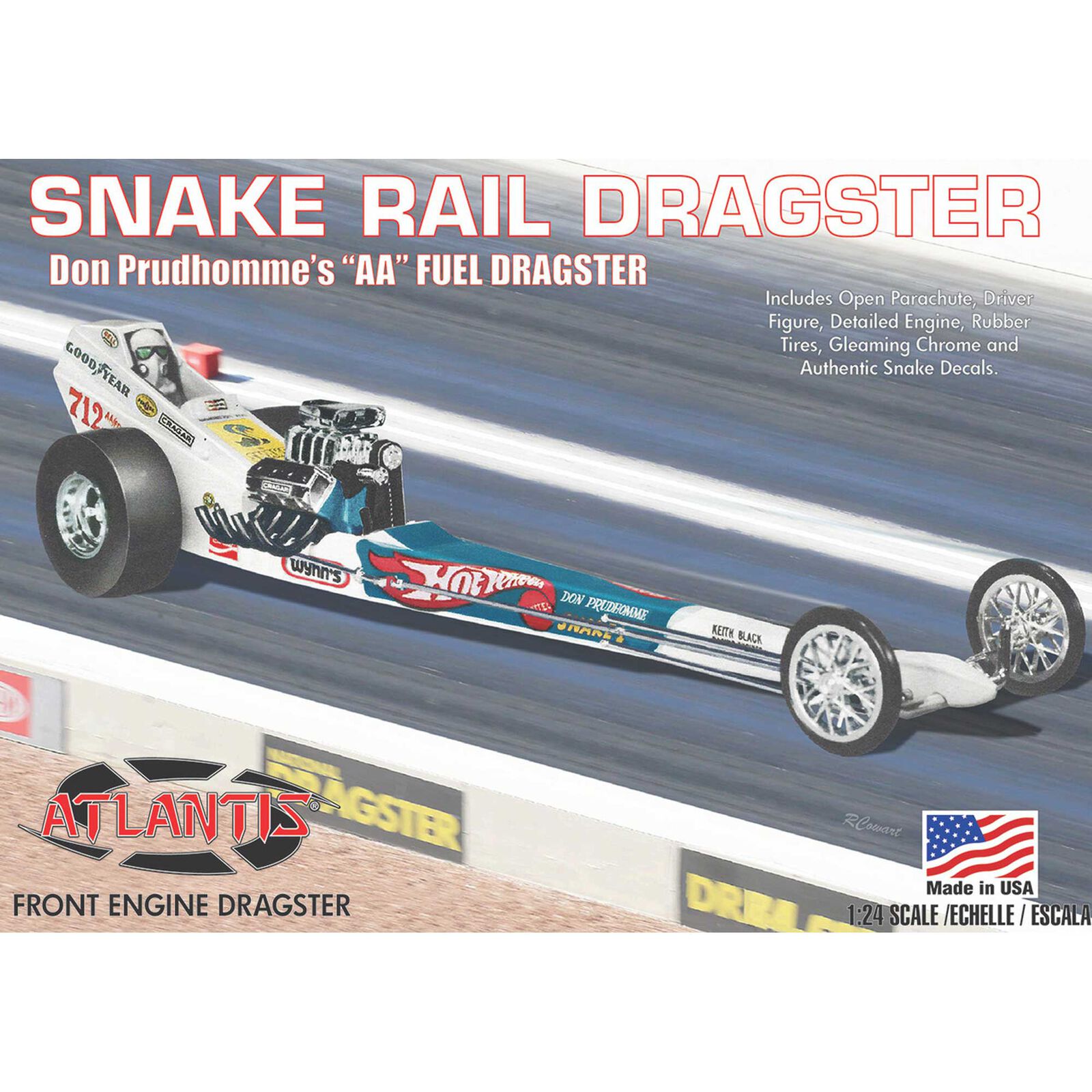 1/24 Don "The Snake" Prudhomme Front Engine Dragster Model Kit