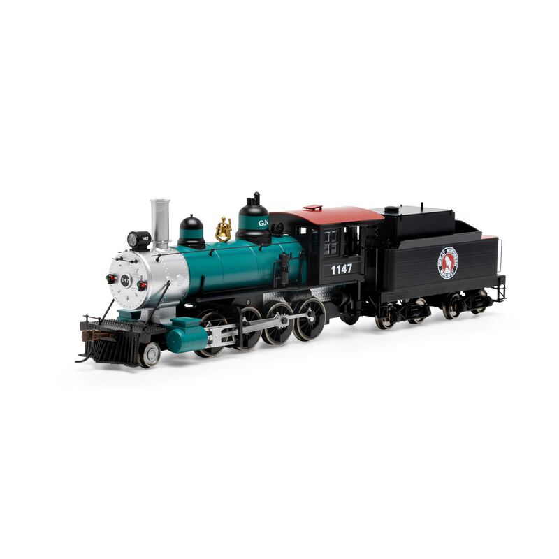 HO Old Time 2-8-0 Locomotive with DCC & Sound, GN #1147