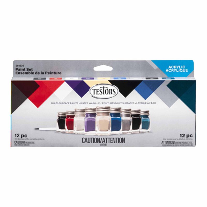 9 Piece Acrylic Paint Set, Auto/Truck