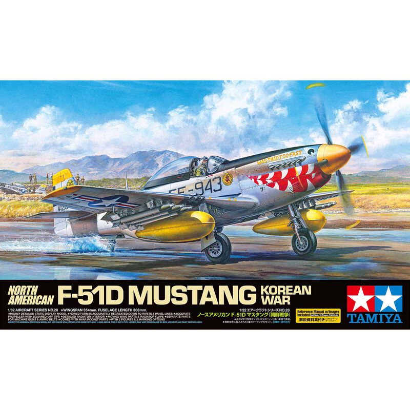 1/32 North American F-51D Mustang Korean War