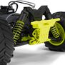 1/10 GORGON 2WD RTR Brushed Monster Truck (Battery & Charger Included), Yellow