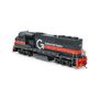 HO GP40-2L Locomotive, Guilford/MEC #510
