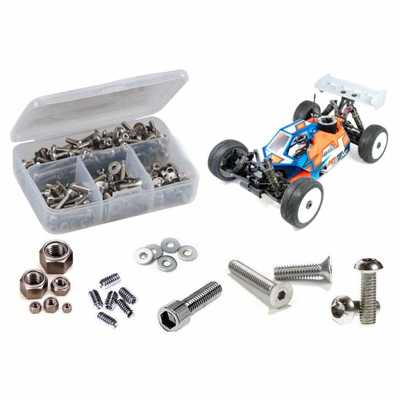 Stainless Steel Screw Kit, 1/8 Tekno NB48 2.2