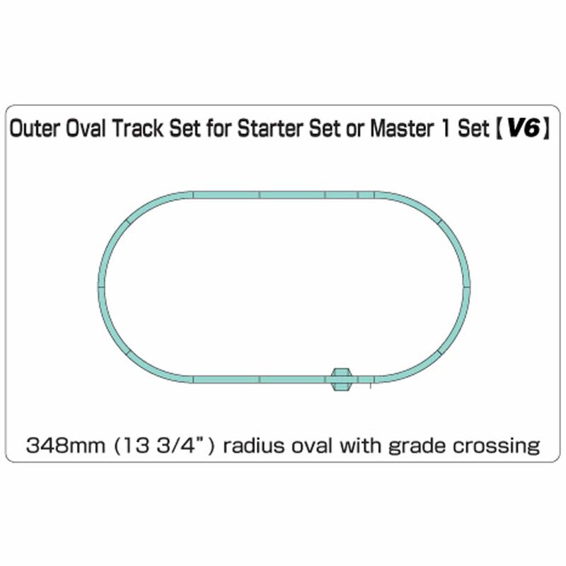 N V6 Outer Oval Track Set