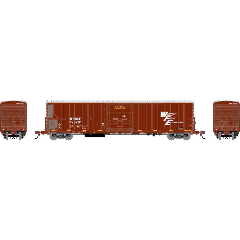 HO GEN 57' FGE Mechanical Reefer w/Sound, BNSF 'FRA Reflectors' #795201