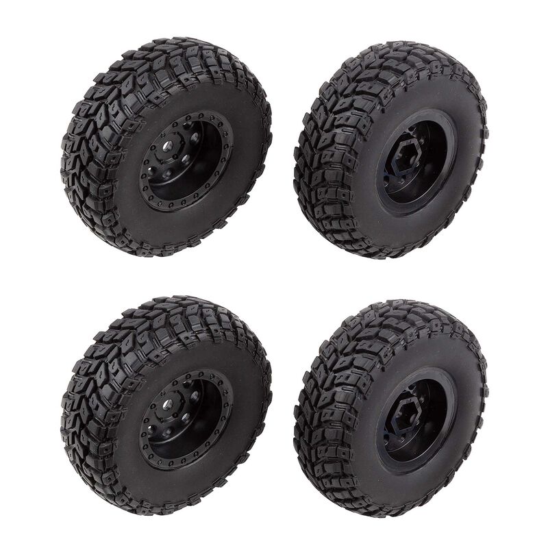 Black Wheels & Tires, 1/12 Element Enduro12