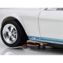 HO 1965 Ford Shelby GT350 Mega G+ Slot Car, White & Blue