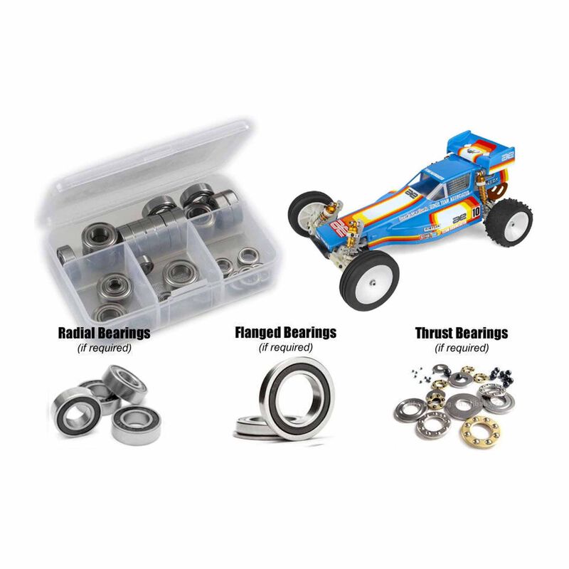 Associated RC10 Graphite 1/10th (#6030) Rubber Shielded Bearing Kit