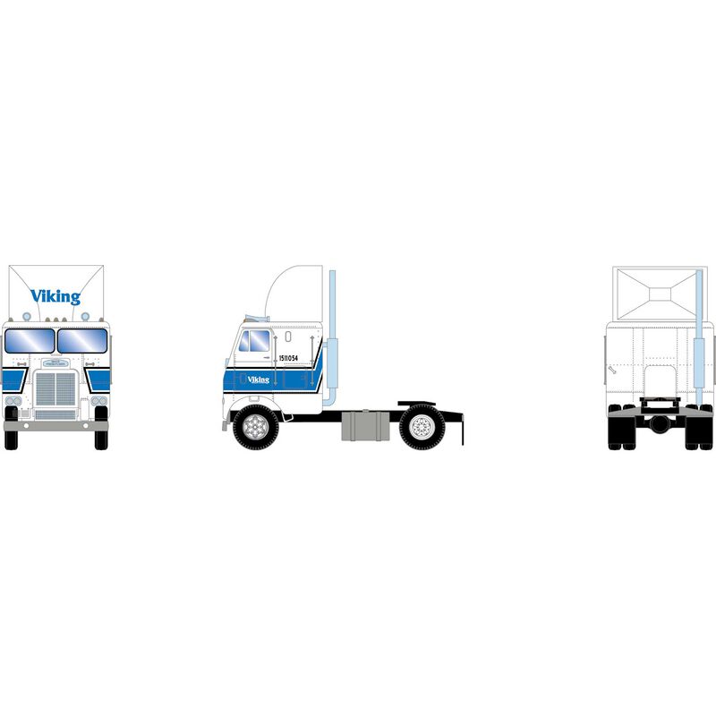 HO ATH Freightliner Single-Axle Tractor, Viking Freight #1511054