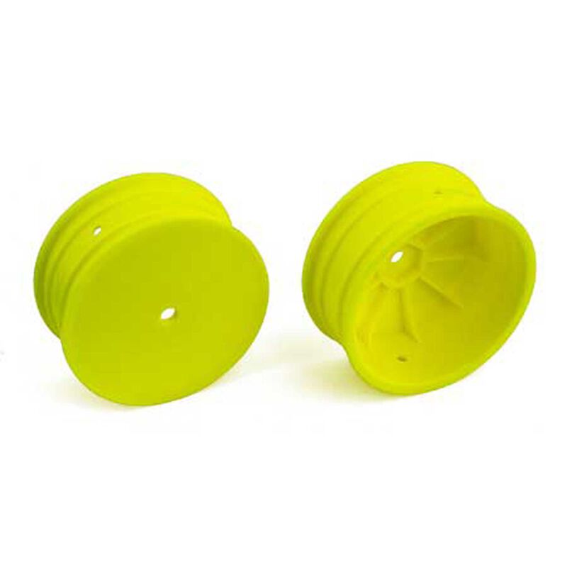 1/10 2.2" 4x4 Buggy Wheels, Yellow (2)