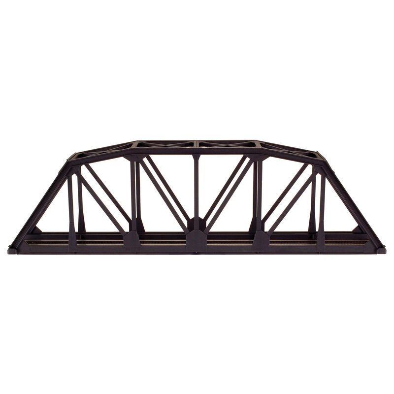 HO KIT Code 83 18" Through Truss Bridge, Black