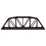 HO KIT Code 83 18" Through Truss Bridge, Black
