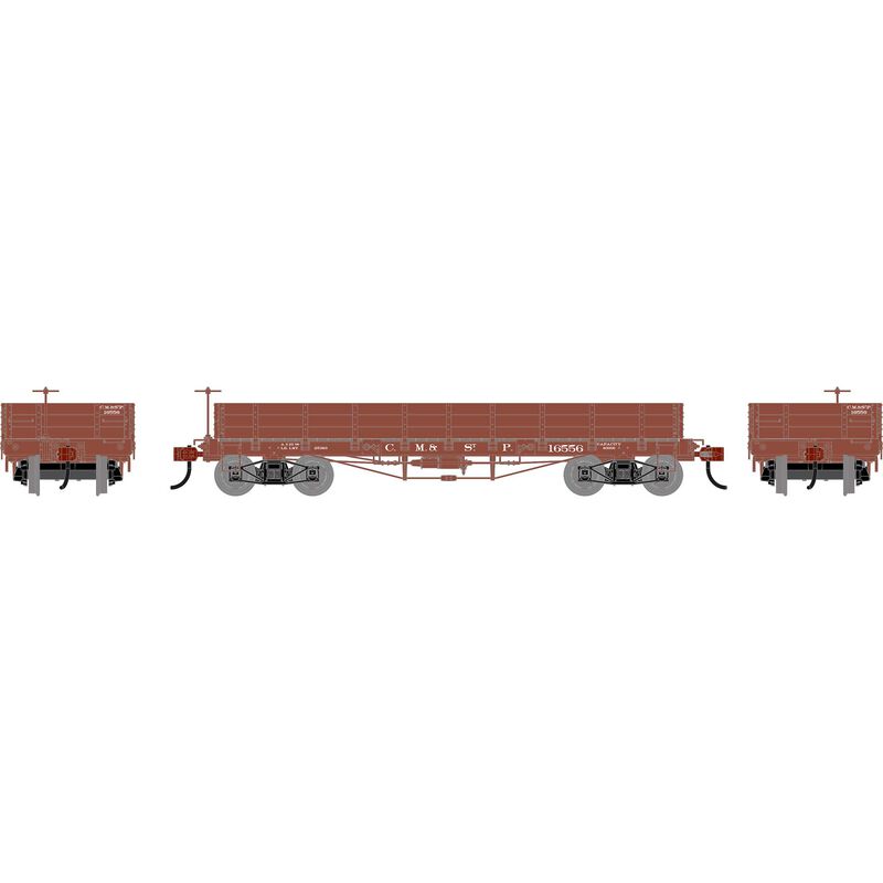 HO ATH 36' Low Side Gondola w/ Drop Gates, MILW #16556