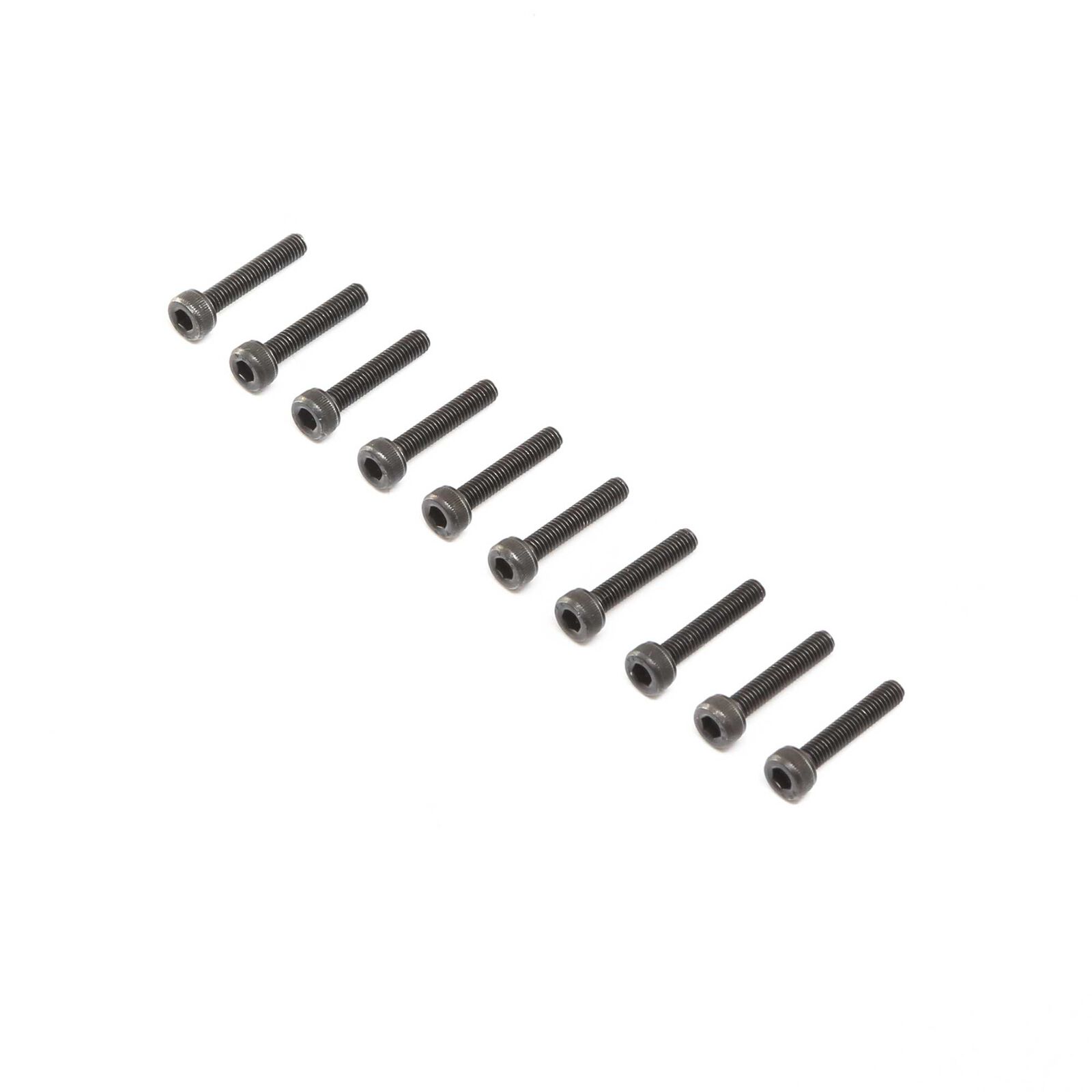 Cap Head Screws, Steel, Black Oxide, M3 x 16mm (10)