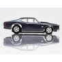 HO 1972 Chevy Chevelle S S454 Mega G+ Slot Car, Silver & Black