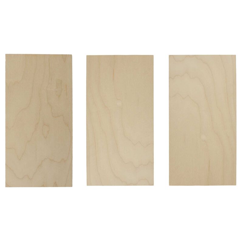 Maple Plywood 6mm (1/4) x 6 x 12 (3)