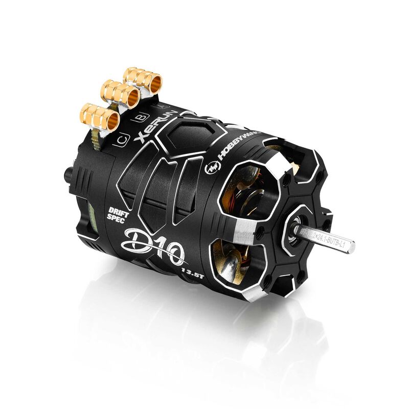 XeRun D10 Brushless Sensored Motor 13.5T, Stealth