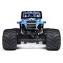 1/18 Mini LMT Son Uva Digger 2S 4X4 RTR Brushed Monster Truck (Battery & Charger Included), Blue