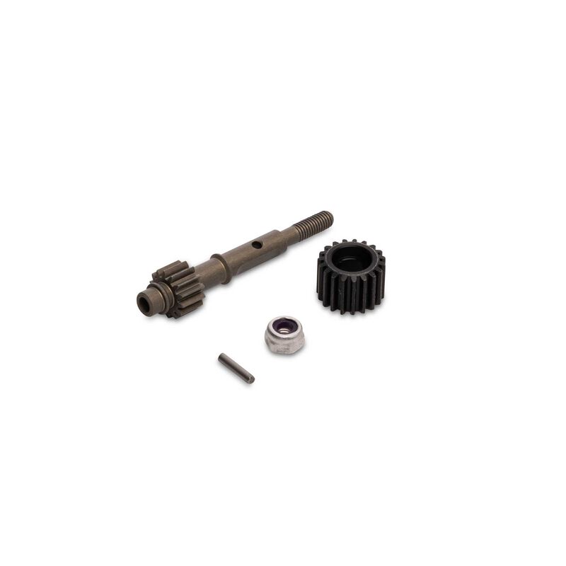 Race TopShaft & Idler Gear Set: Losi Mini-T 2.0, Mini-B