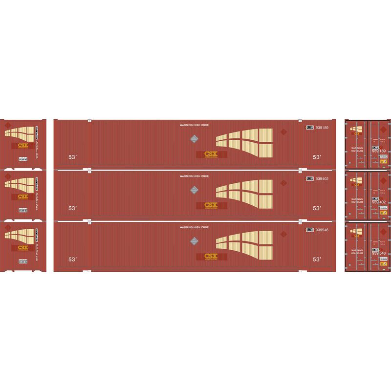 HO ATH 53' Jindo Containers, UMXU #939189/939402/939546 (3)