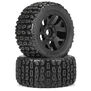 1/6 Brutus F/R 5.7" Monster Truck Tires MTD 24mm Black Ripper (2)