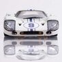 HO Ford GT40 Mk.IV #9 Mega G+ Slot Car, White